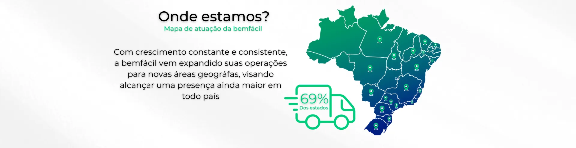 Mapa de atuação bemfácil