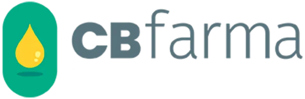 Logo da CBfarma, empresa farmacêutica especializada em cannabis medicinal.
