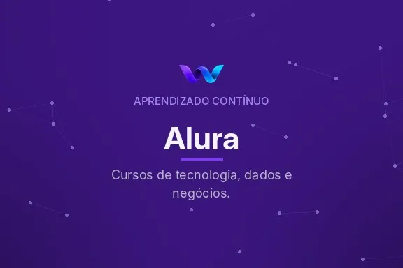Benefício Alura: cursos de tecnologia, dados e negócios.