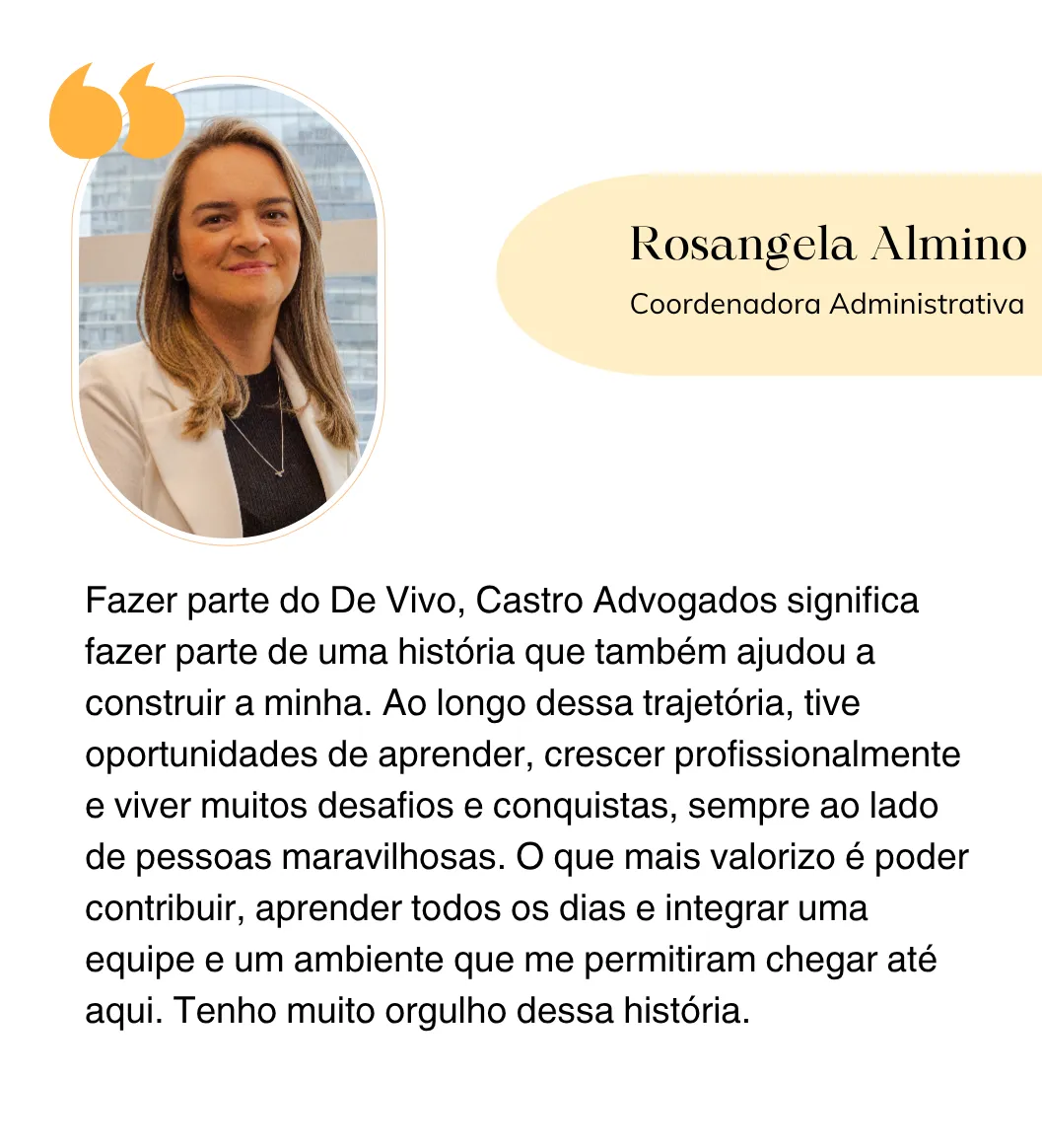 Imagem complementar 1 da empresa De Vivo, Castro, Cunha e Whitaker Advogados