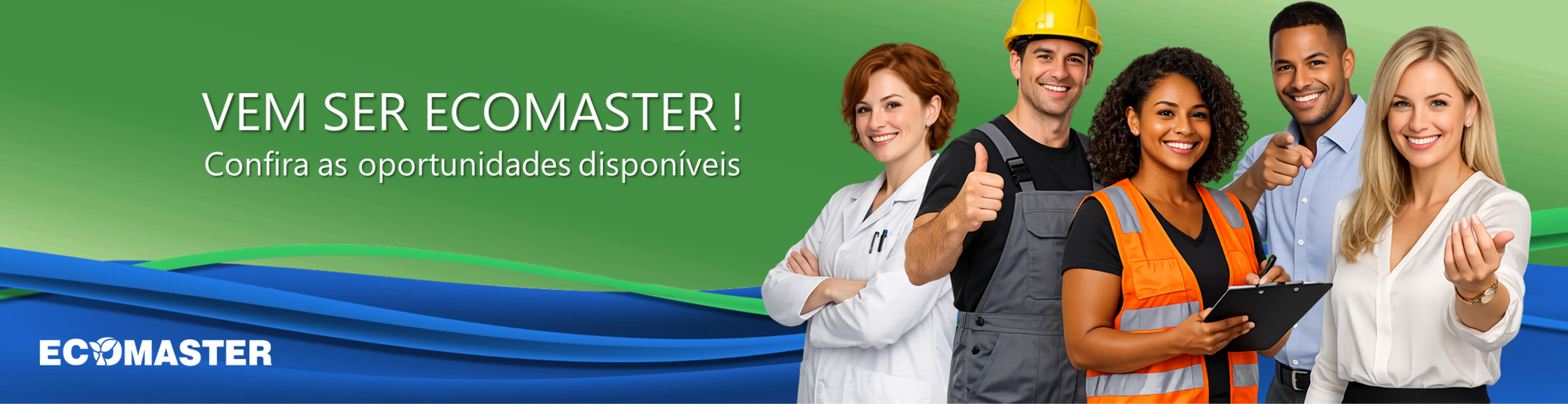 Vem ser ECOMASTER! Confira as oportunidades disponíveis.