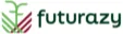 Imagem em fundo claro contendo o logotipo da empresa Futurazy. À esquerda, há um símbolo gráfico formado por linhas finas que apresenta duas cores: verde na metade esquerda e bordô na metade direita.
À direita do símbolo, encontra-se a palavra “futurazy”, escrita em letras minúsculas. A cor do texto é verde escuro, proporcionando contraste com o fundo claro.
A disposição dos elementos é horizontal, com o símbolo à esquerda e o nome da empresa à direita.