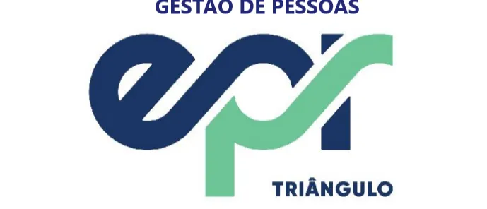 Logo da empresa em azul e verde. Na logo se lê EPR.