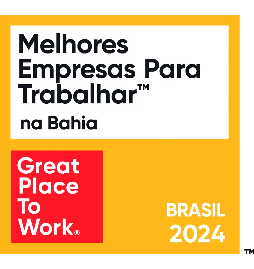 2ª no Ranking de melhores empresas para se trabalahar na Bahia em 2024