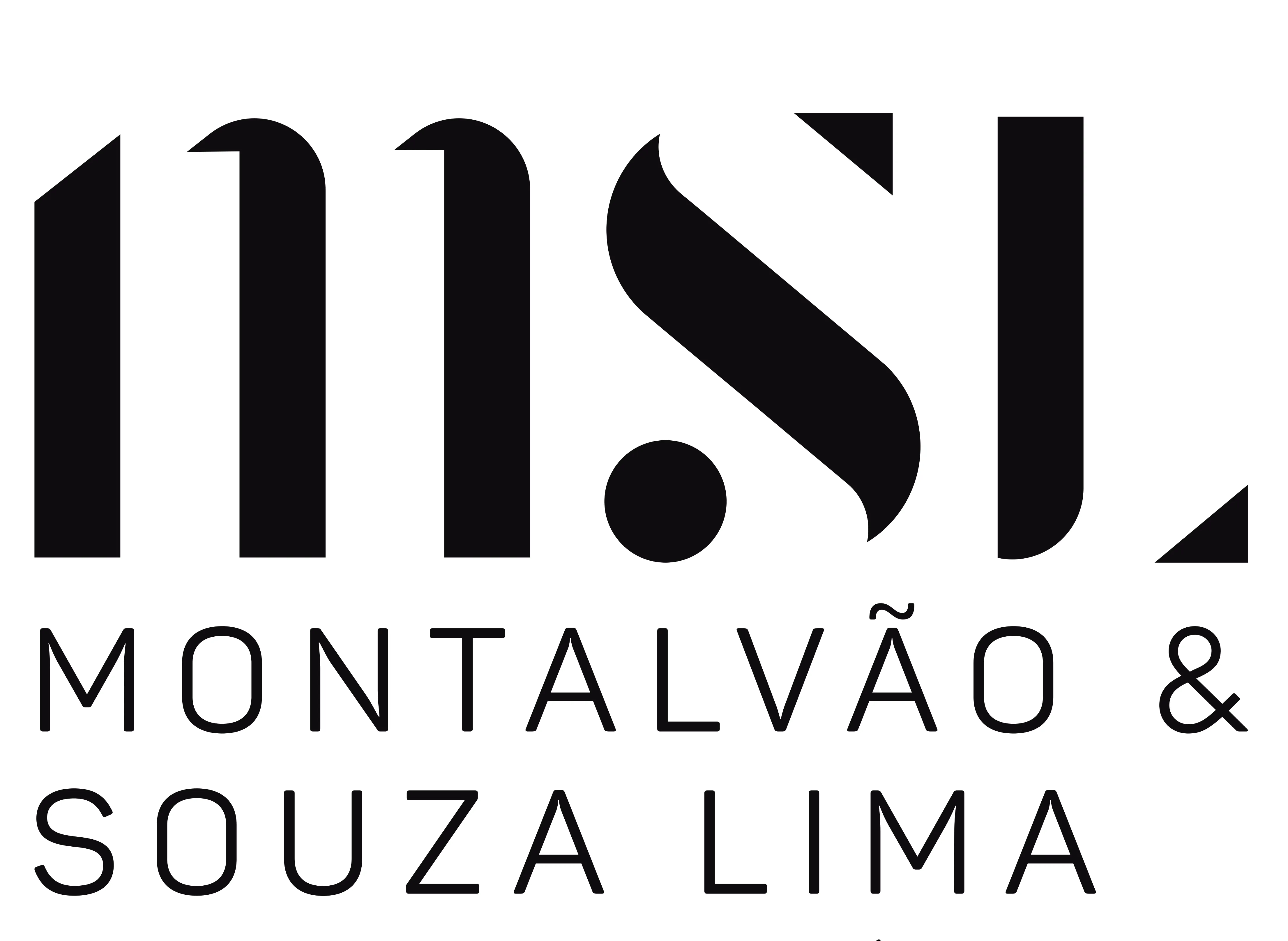 A logo da Montalvão & Souza Lima (MSL) é moderna e minimalista, apresentada em preto e branco com um design vertical; as letras estilizadas “MSL” aparecem em caixa alta com formas geométricas e cortes diagonais que trazem dinamismo e elegância; logo abaixo, está escrito “MONTALVÃO & SOUZA LIMA” em uma fonte reta e limpa, seguido pelo slogan “ADVOCACIA DE NEGÓCIOS” em letras menores, mantendo o mesmo estilo, e o alto contraste entre preto e branco garante legibilidade e acessibilidade, destacando a identidade visual da marca.