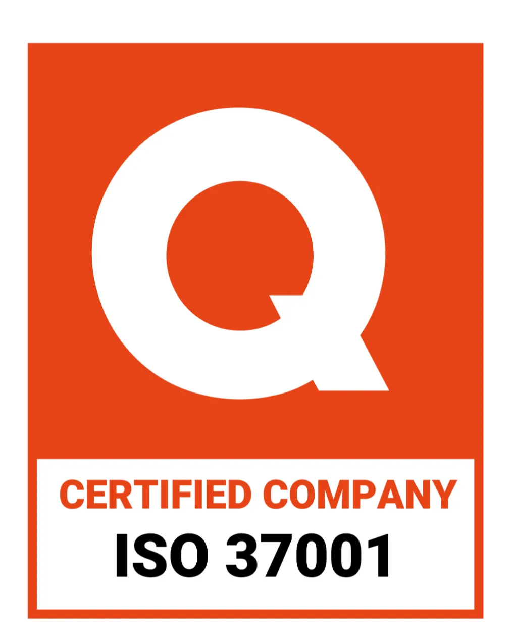 Empresa certificada pela ISO 37001, reconhecida por adotar as melhores práticas na prevenção à corrupção e no fortalecimento da ética organizacional.