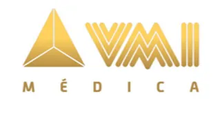 Logotipo da empresa “VMI Médica” em fundo claro.
À esquerda, há um símbolo geométrico dourado em formato triangular, dividido em três partes por linhas brancas, lembrando uma pirâmide moderna ou um ícone tecnológico.

Ao lado do símbolo, aparecem as letras “VMI” em dourado metálico, com traços grossos e estilizados em linhas paralelas, dando aparência moderna e sofisticada.

Abaixo do nome principal, está escrita a palavra “MÉDICA” em letras espaçadas e finas, também na cor dourada.

O design transmite uma imagem elegante, tecnológica e corporativa, com foco na área da saúde.