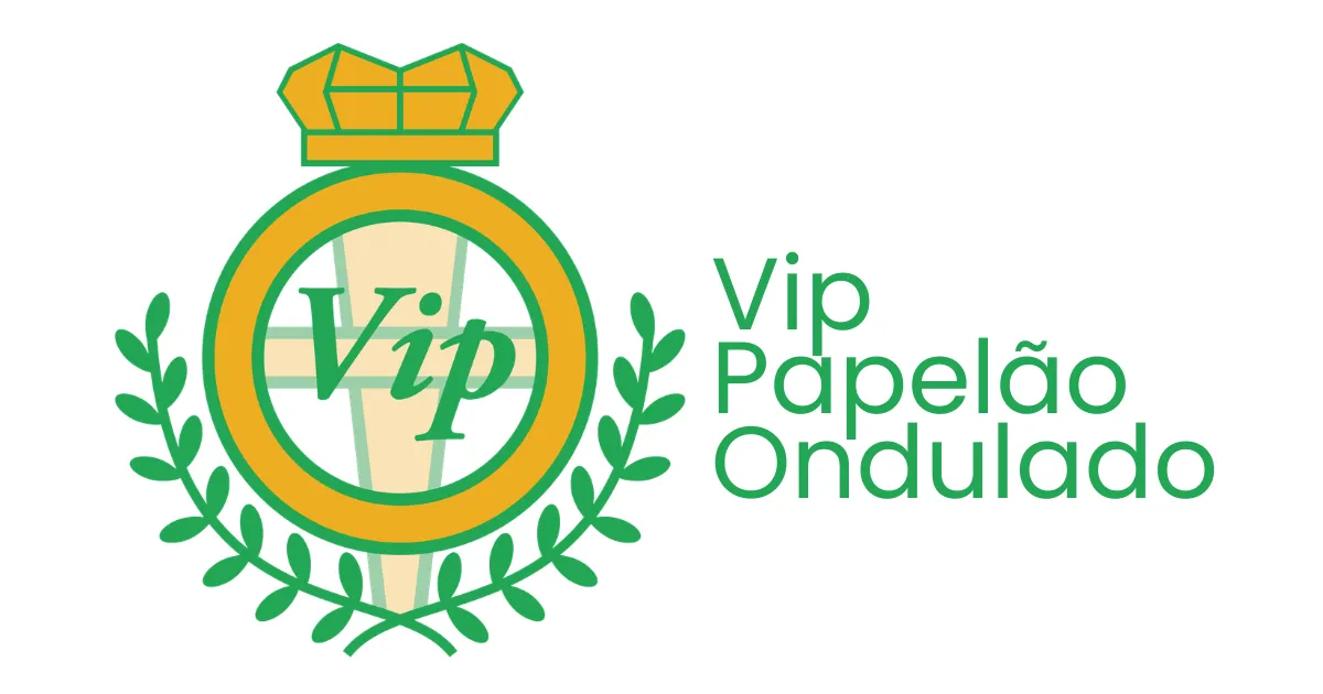 Logo da empresa VIP PAPELÃO ONDULADO